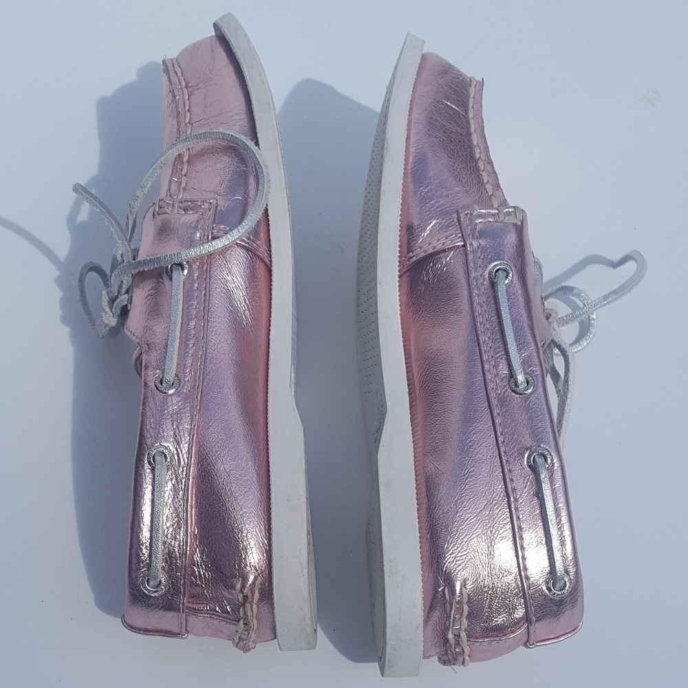 Girls Sperry Top-Sider (2.5 m) Rose Gold - Picture 2 of 7